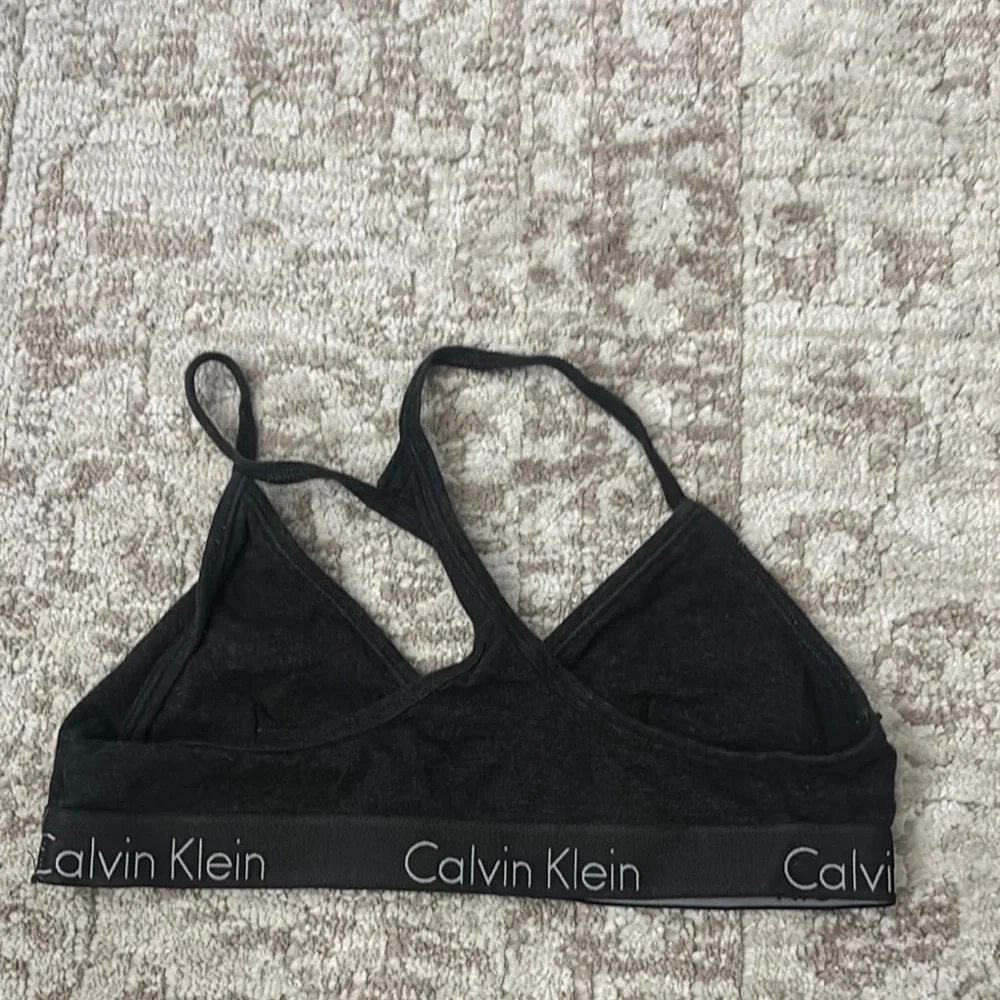 Calvin Klein DARK HEATHER GRAY Bralette - Picture 5 of 9
